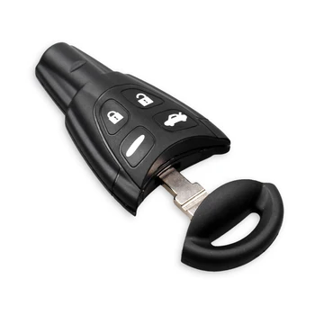 Dandkey Auto Stils Gadījumā, Smart Key Apvalka SAAB 93 95 9-3 9-5 Pogu, Keyless Ieceļošanas 4 Pogas Tālvadības Atslēgas Apvalks Gadījumā