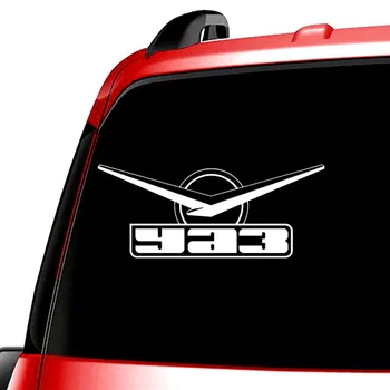Trīs Ratels EU-821 10*24.3 cm 1-5 Gabali Auto Uzlīme Par Uaz Patriot Mednieks Auto Logo Uzlīmes, Auto Uzlīmes Removabl