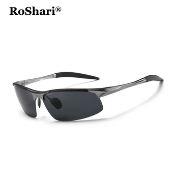 RoShari Polarizētās Saulesbrilles Vīriešiem UV Aizsardzību, Golfa Braukšanas Zvejas Riteņbraukšana, Saules Brilles A12