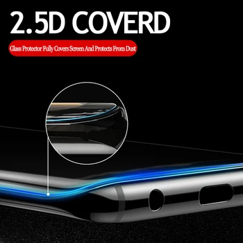 9D UV Šķidruma Izliektas Pilna Līme Rūdīta Stikla Samsung Galaxy S8 S9 Plus Piezīme 8 9 S7 Malas Segtu Ekrāna Aizsargs, Stikla Vāks