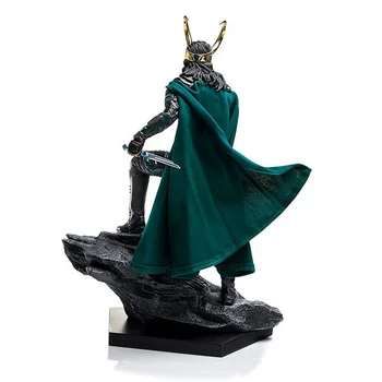 Brīnums Loki Anime Skaitļi Avengers PVC Rotaļlietas, Pontons Ironman Statuja Diorāma Black Panther Infinity Kara Thor Rīcības Figurals Lelle
